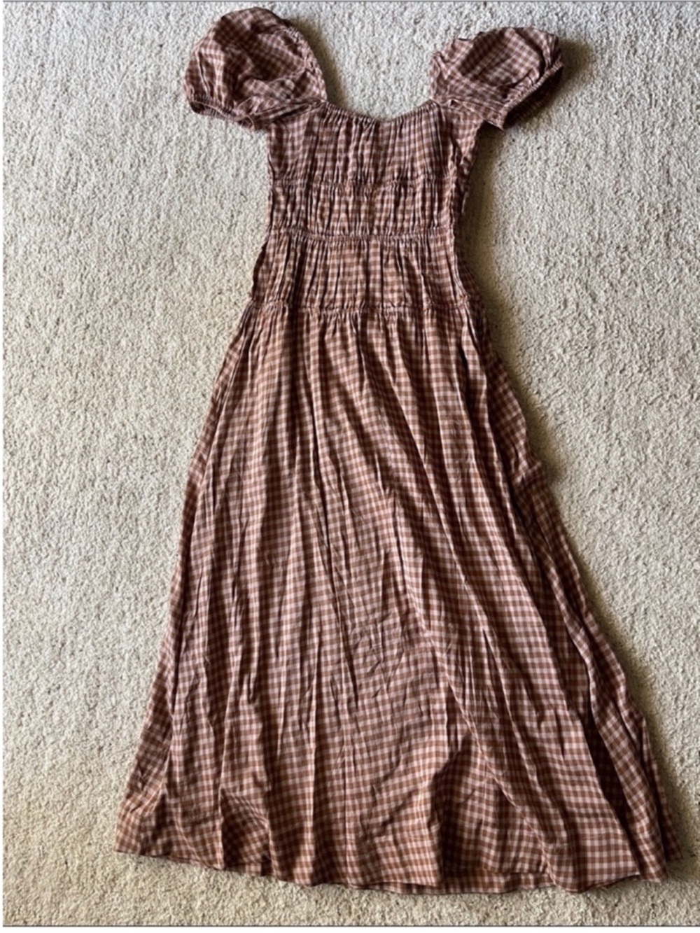 Reformation Rhett Midi Dress in Audrie Check - Picture 8 of 11